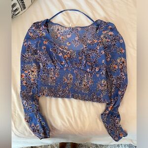 Free people floral shirt